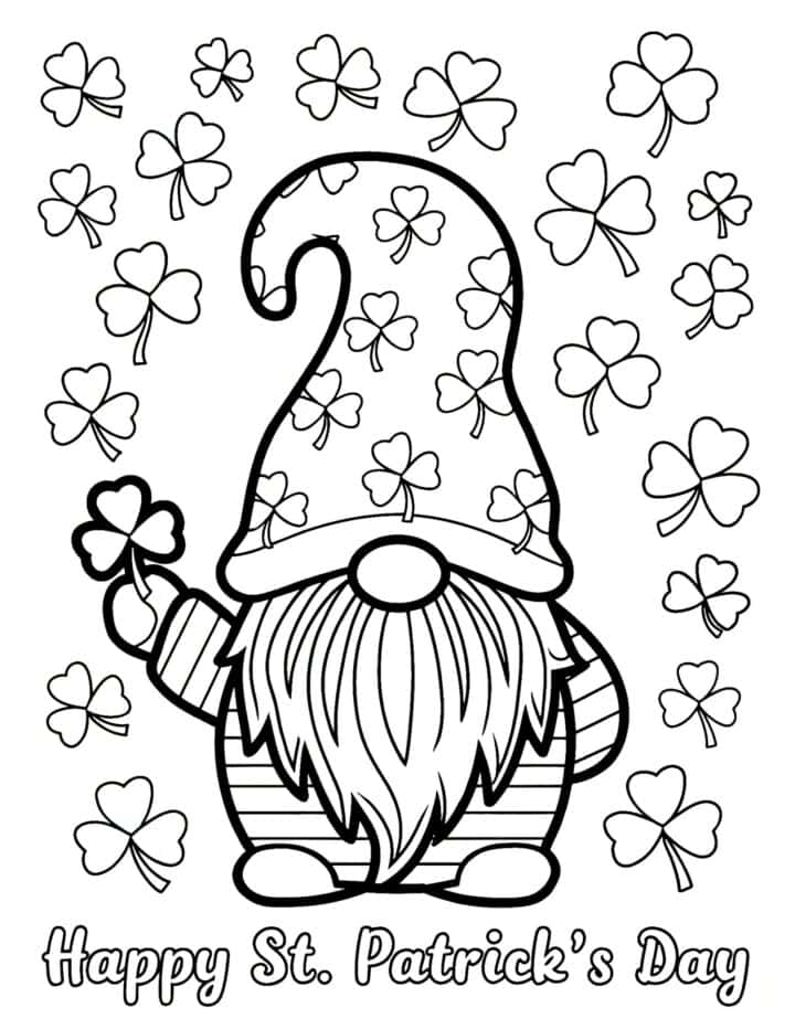 Free Printable Leprechaun Coloring Pages for Kids - Prudent Penny Pincher
