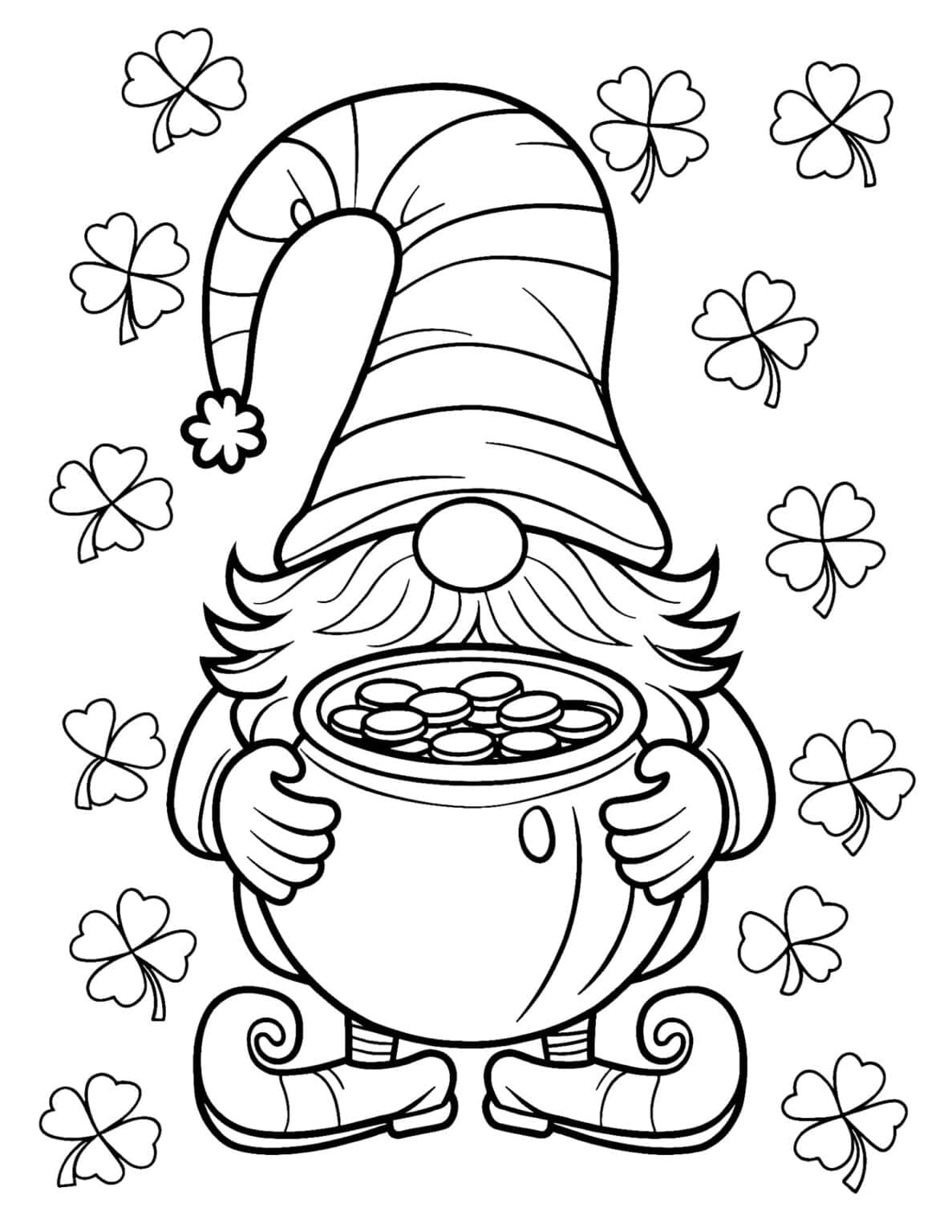 Free Printable Leprechaun Coloring Pages for Kids - Prudent Penny Pincher