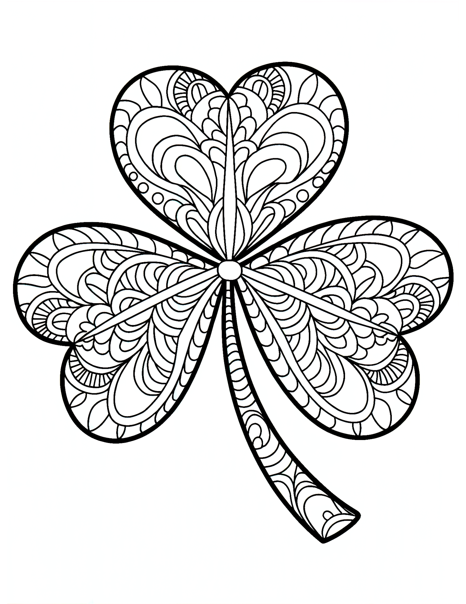 shamrock mandala