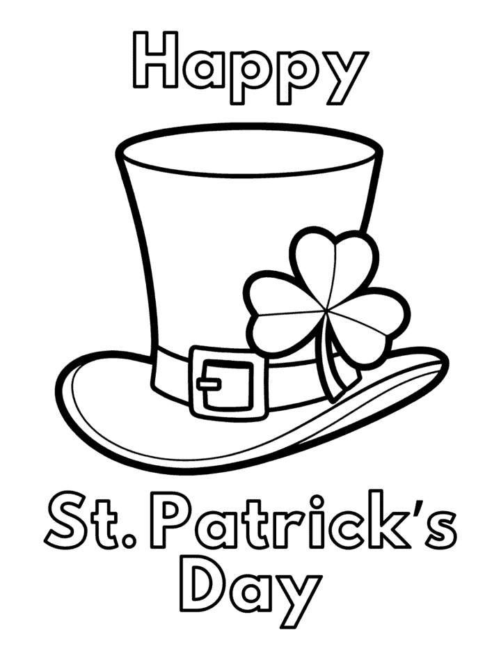 Free Printable Shamrock Coloring Pages for Kids - Prudent Penny Pincher