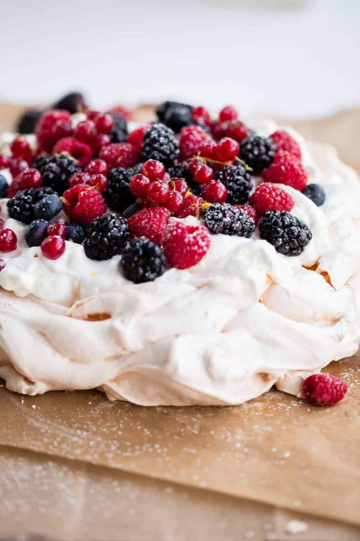 Image for Berry Pavlova with Lemon Whipped Cream