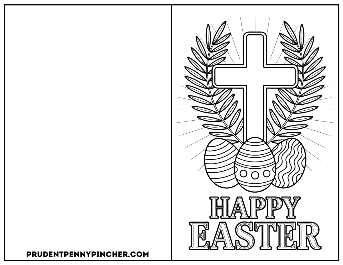 Easter Cross and Eggs