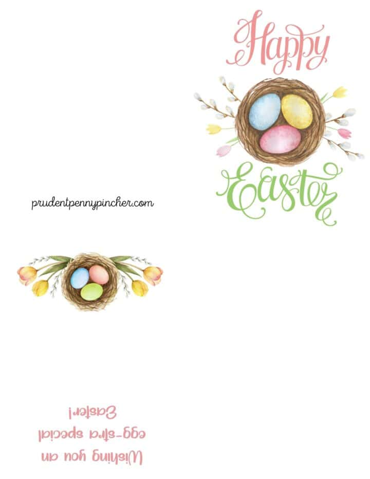15 Free Printable Easter Cards - Prudent Penny Pincher