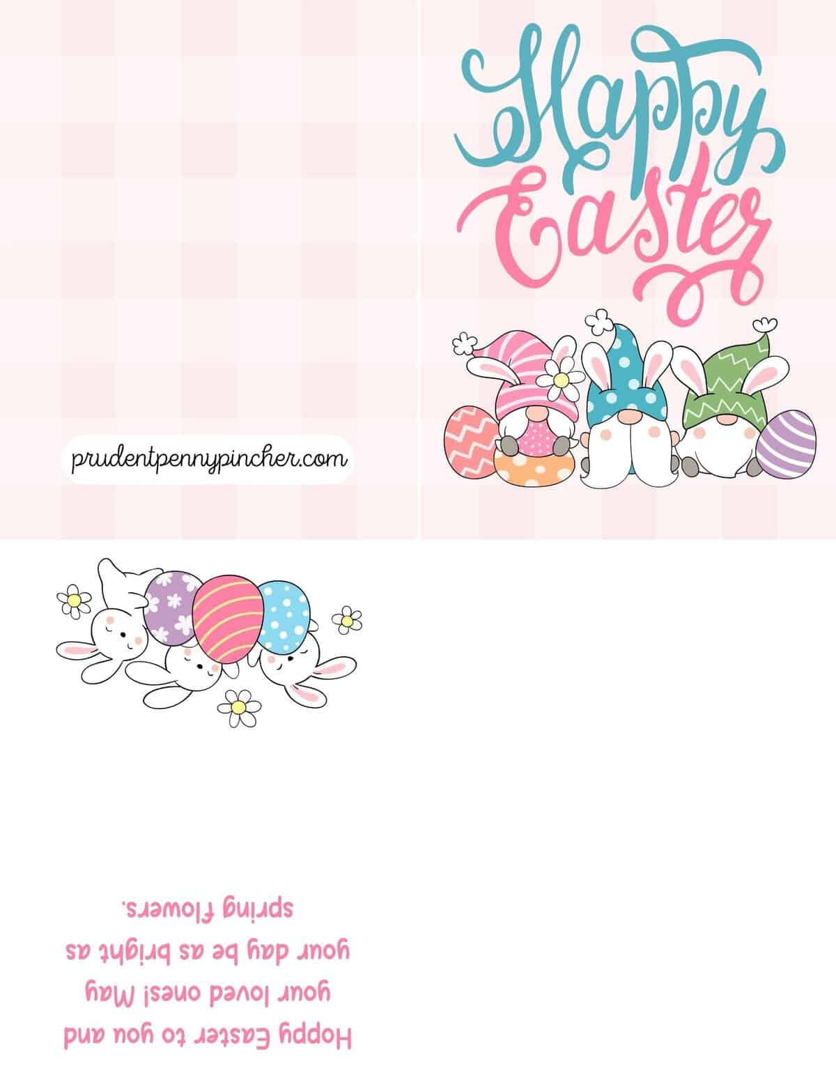 pastel bunny gnomes and eggs