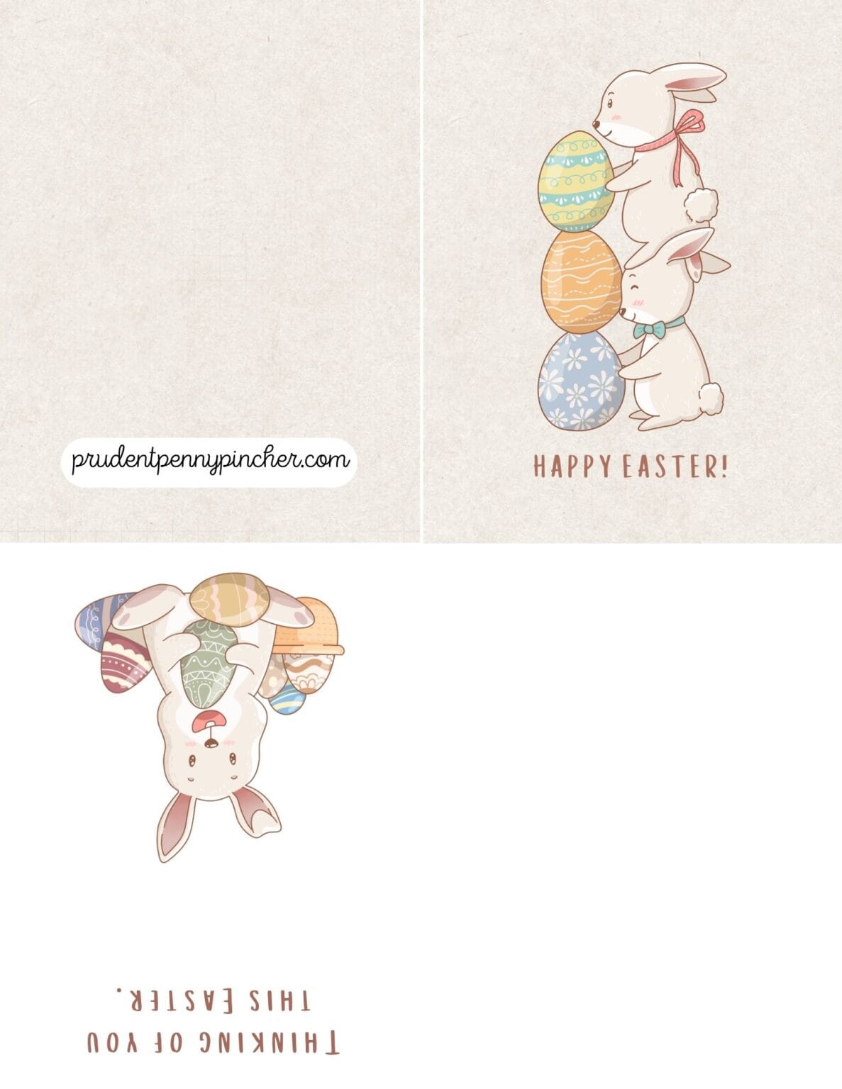 15 Free Printable Easter Cards - Prudent Penny Pincher