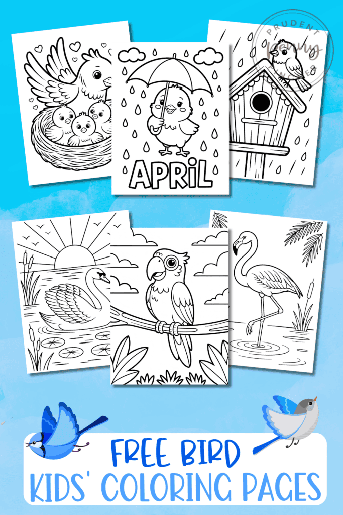 40 Free Printable Bird Coloring Pages for Kids - Prudent Penny Pincher