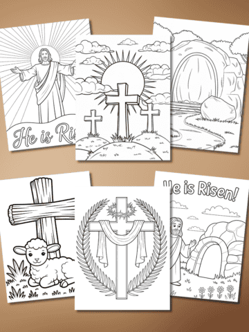 christian easter coloring pages