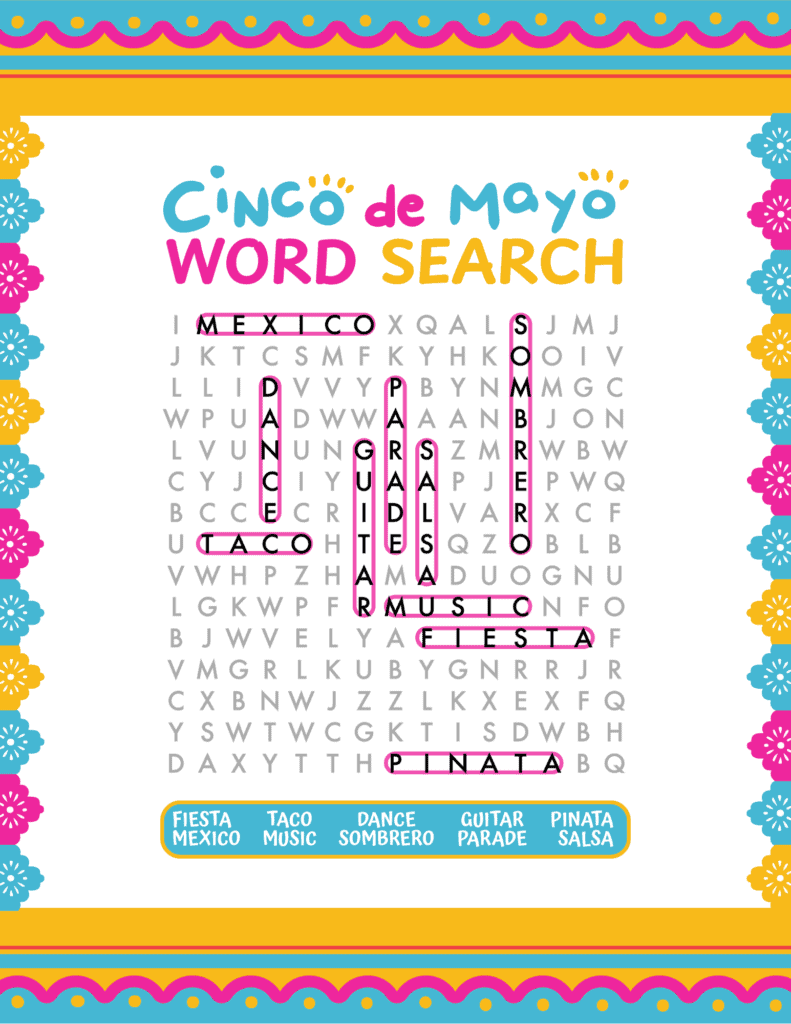 easy word puzzle answer sheet