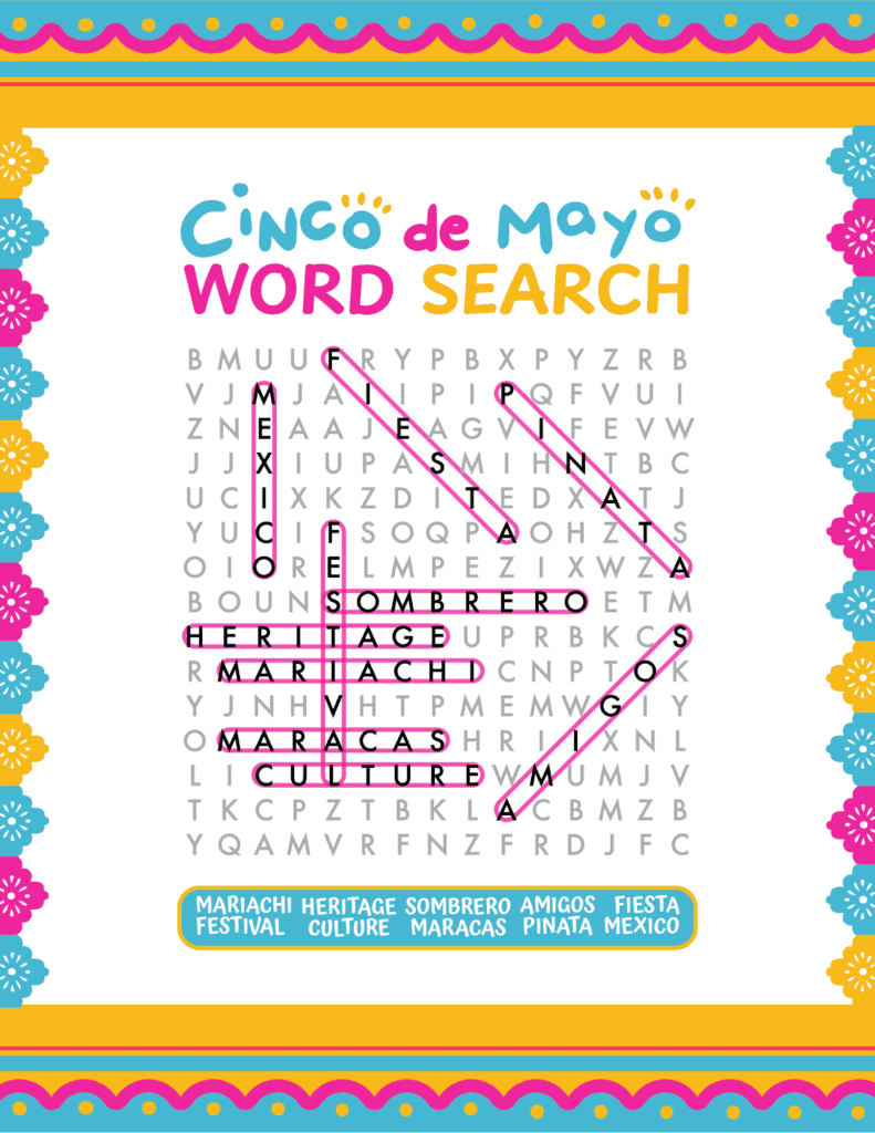 medium word search answer sheet