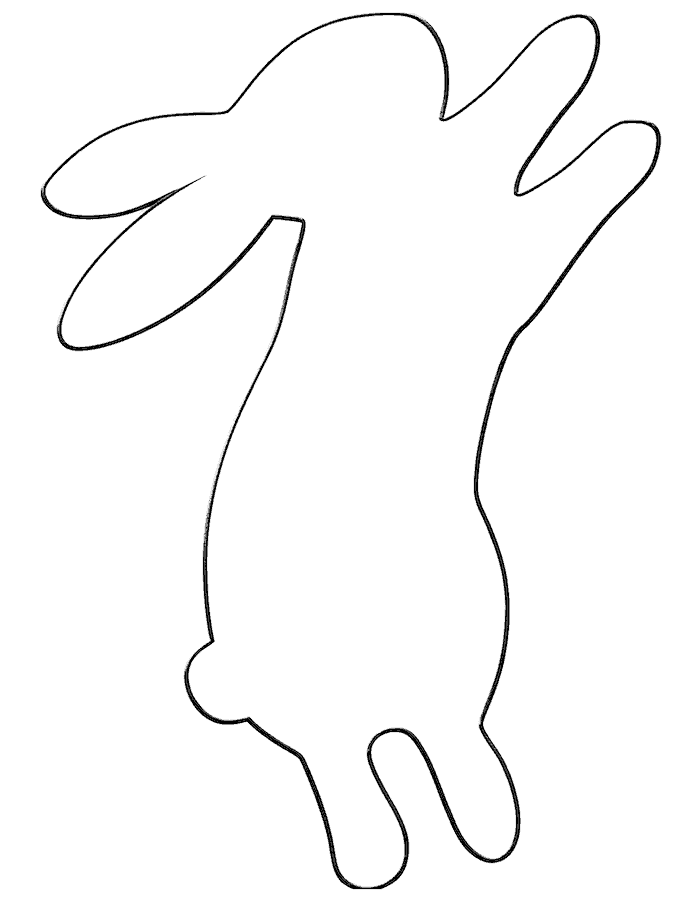 Jumping Bunny Template