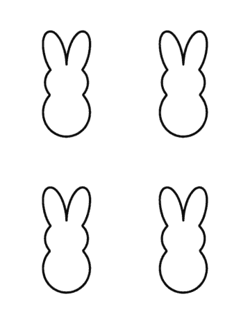 25 Free Printable Easter Bunny Templates for Kids - Prudent Penny Pincher