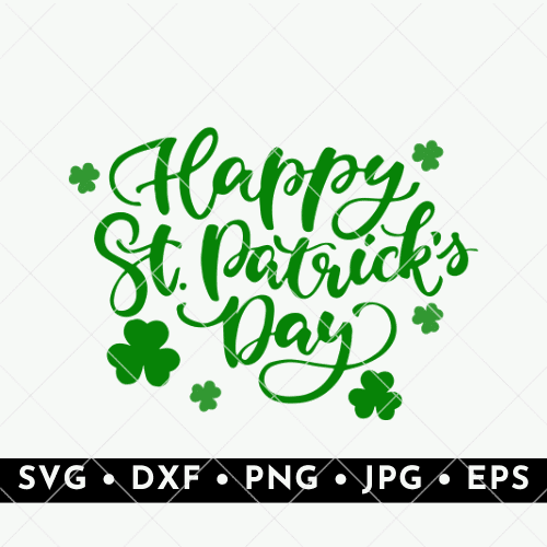 Happy St. Patrick's Day SVG design