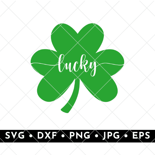 Green shamrock SVG