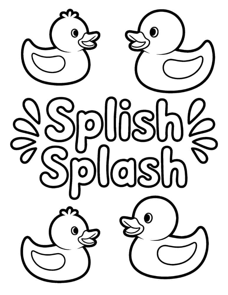 Splish Splash rubber ducky