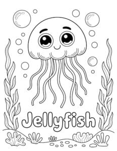 20 Free Printable Jellyfish Coloring Pages for Kids - Prudent Penny Pincher