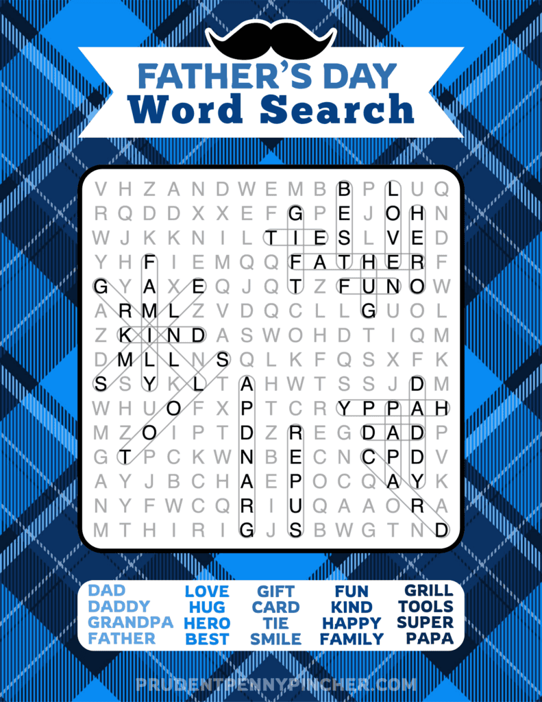 answer key with 20 circled words