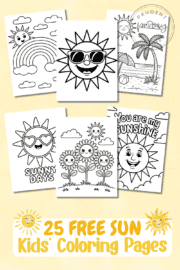 Free Printable Sun Coloring Pages for Kids - Prudent Penny Pincher