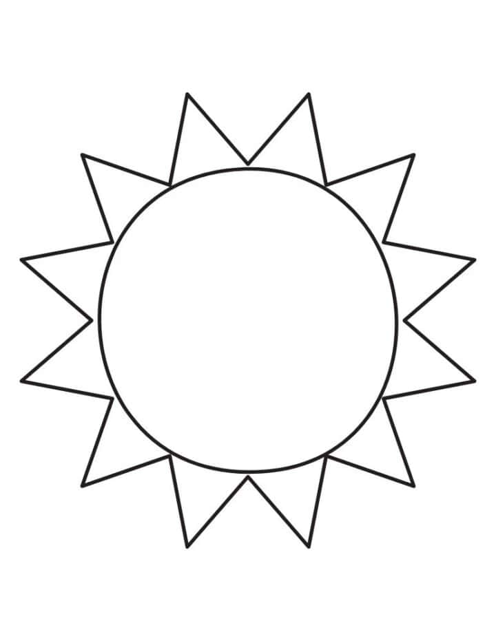 Free Printable Sun Coloring Pages for Kids - Prudent Penny Pincher