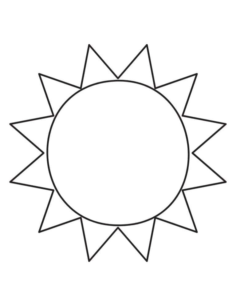Free Printable Sun Coloring Pages for Kids - Prudent Penny Pincher
