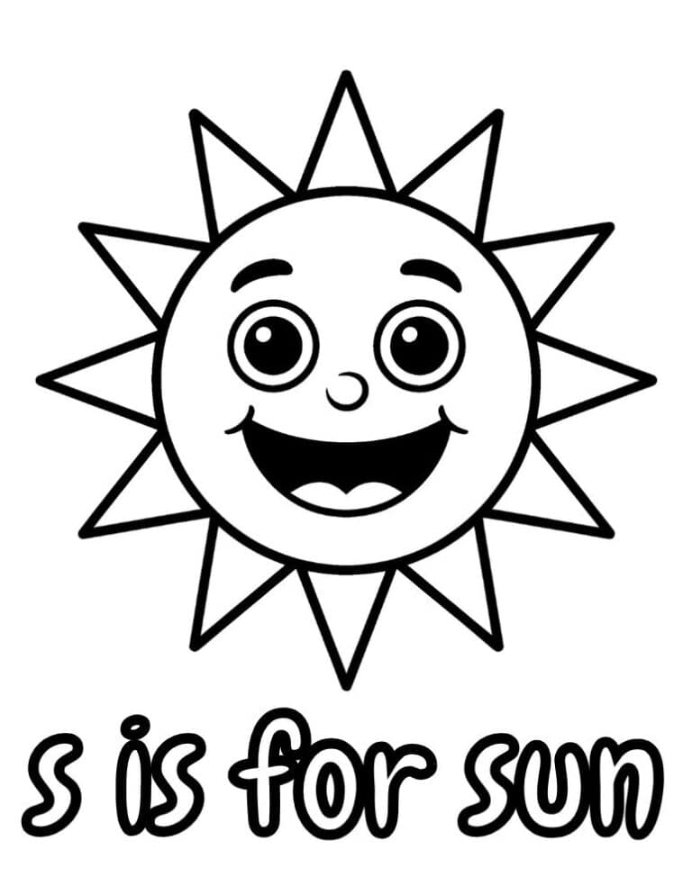 Free Printable Sun Coloring Pages for Kids - Prudent Penny Pincher
