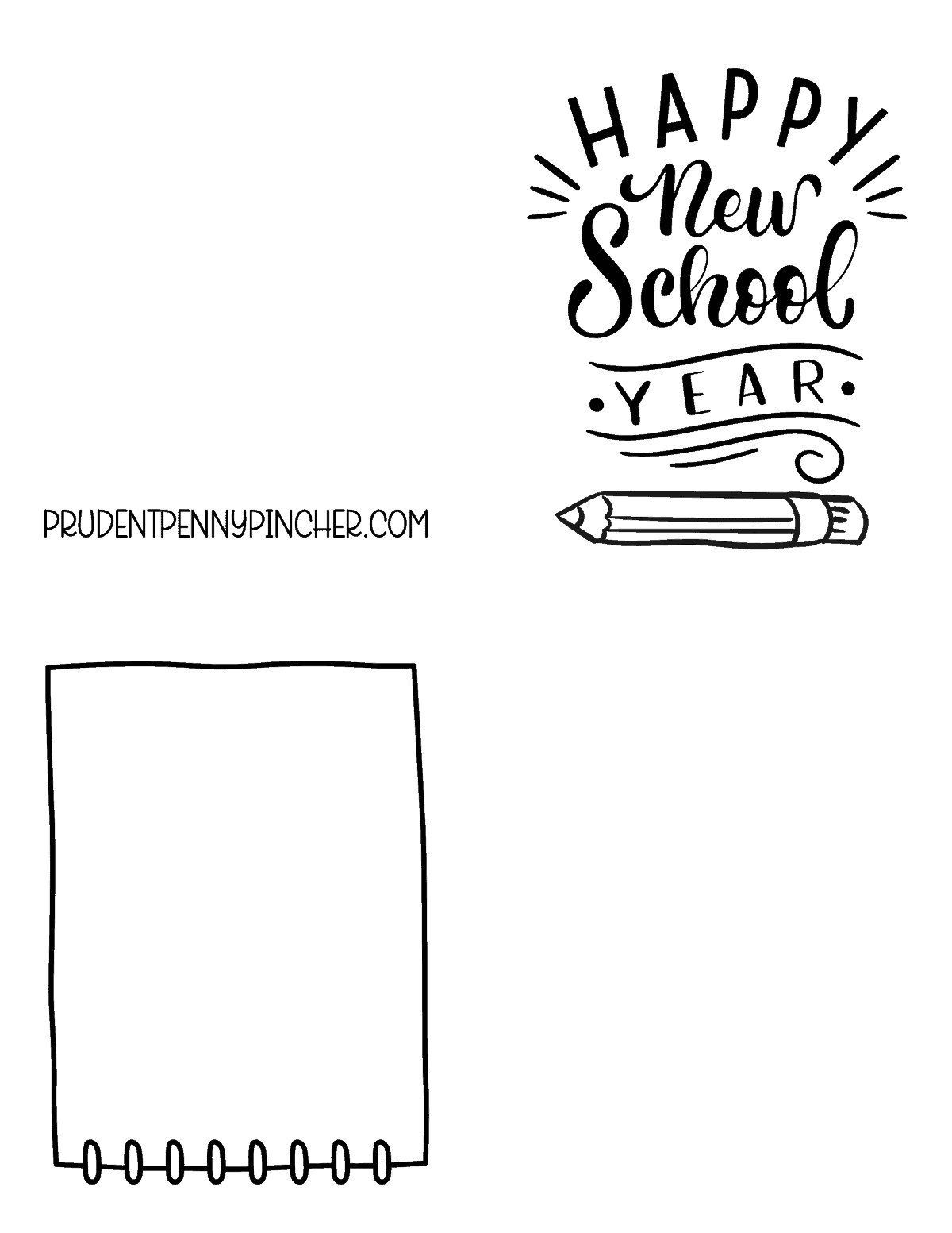 Happy New School Year Card