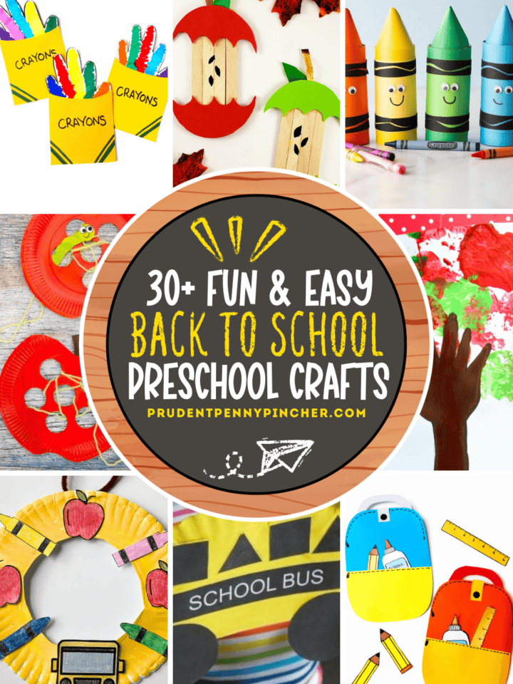 50 Easy Back to School Crafts for Kids - Prudent Penny Pincher