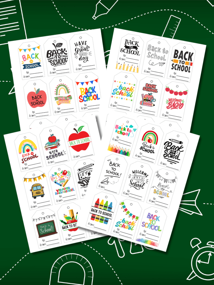 10 Free Printable Back to School Cards - Prudent Penny Pincher