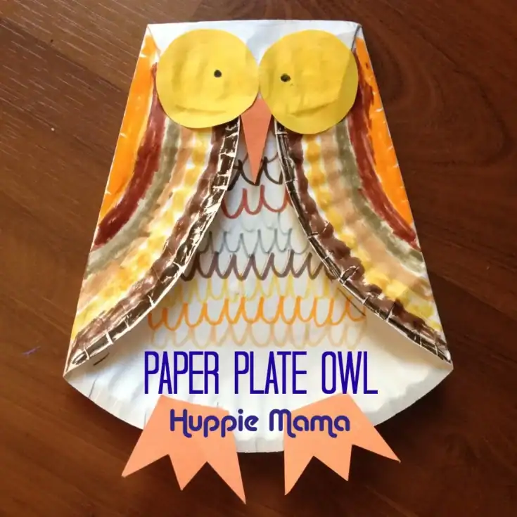 Image for Paper Plate Owl