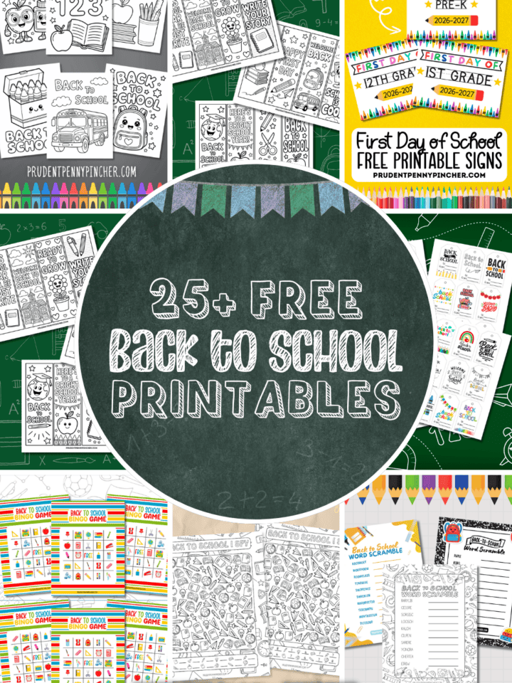 Free Printable Back to School Bookmarks to Color for Kids - Prudent ...