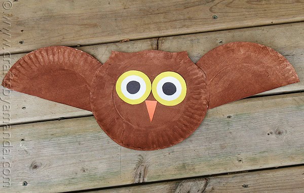 Image for Paper Plate Owl Craft