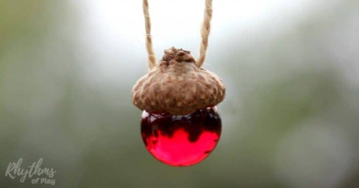 Image for DIY Glass Acorn Marble Ornaments