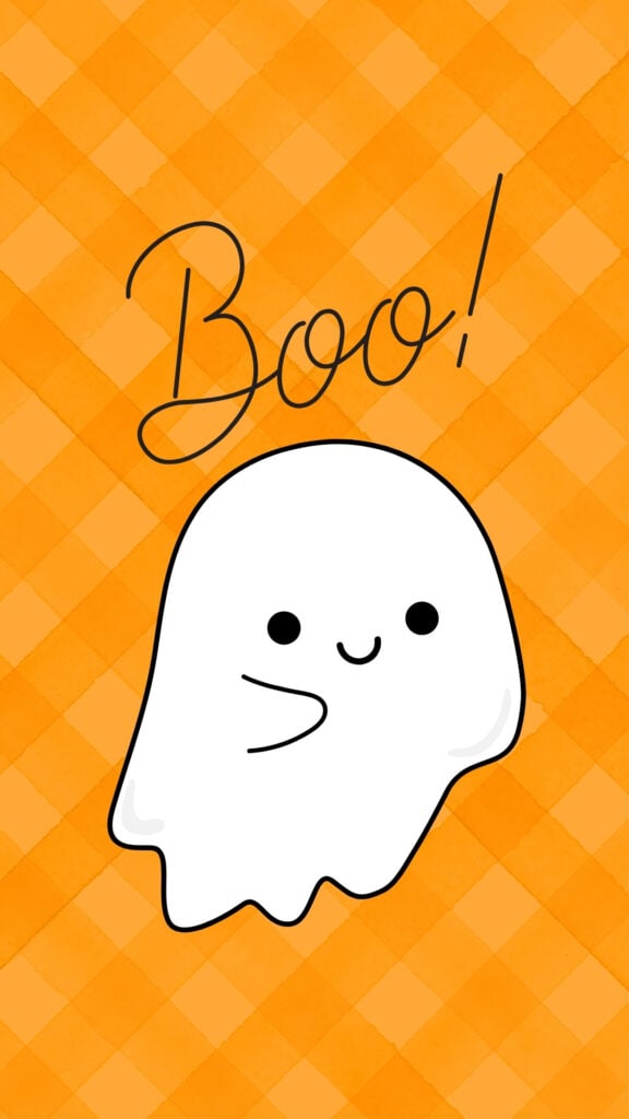 Orange Boo Ghost