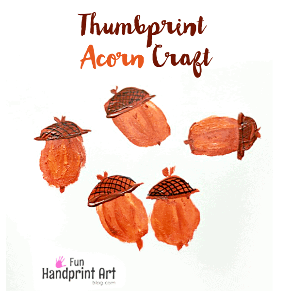 Image for Fun Thumbprint Acorn