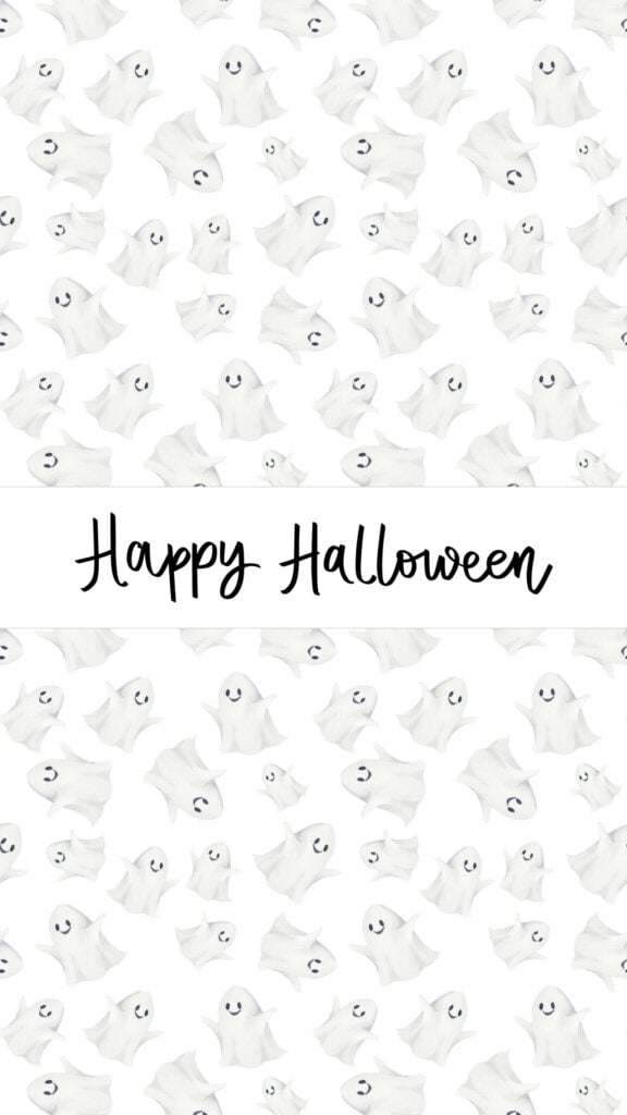 Watercolor Ghost Pattern
