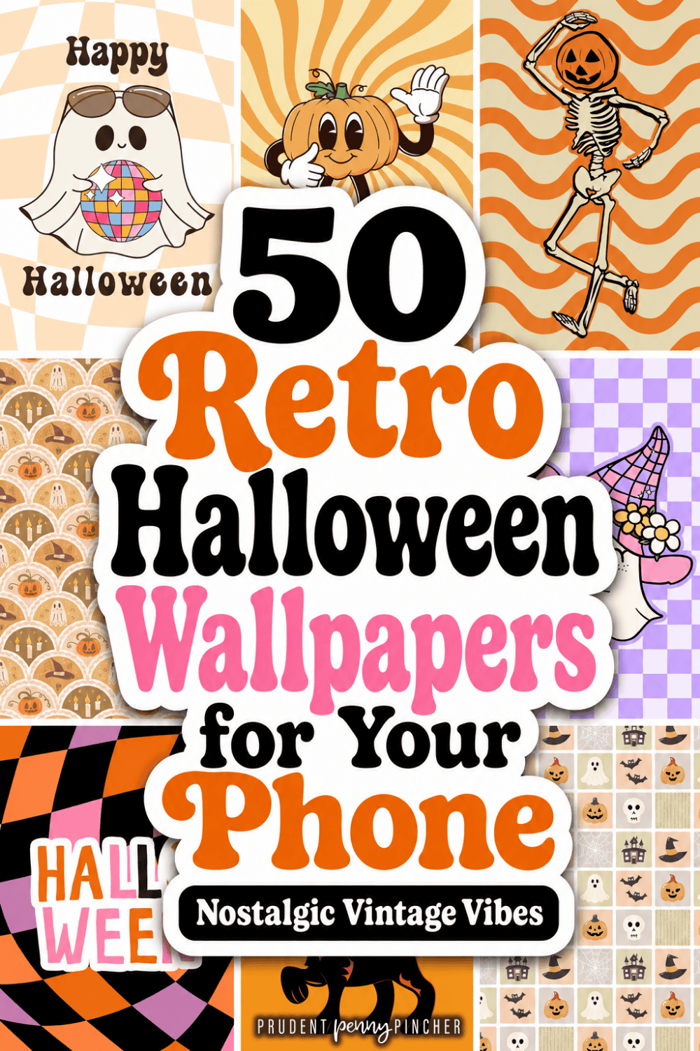 retro halloween wallpapers for phones