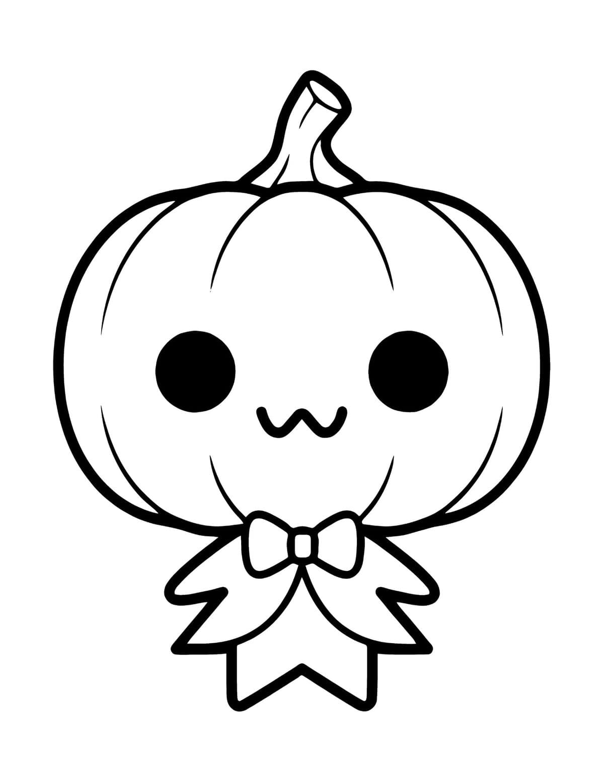 Cute Pumpkin Monster in a suit