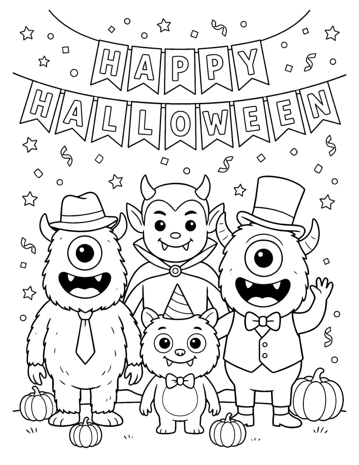 Happy Halloween Monster Party