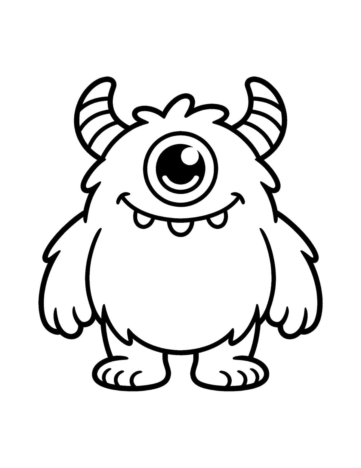 One-Eyed Furry Monster