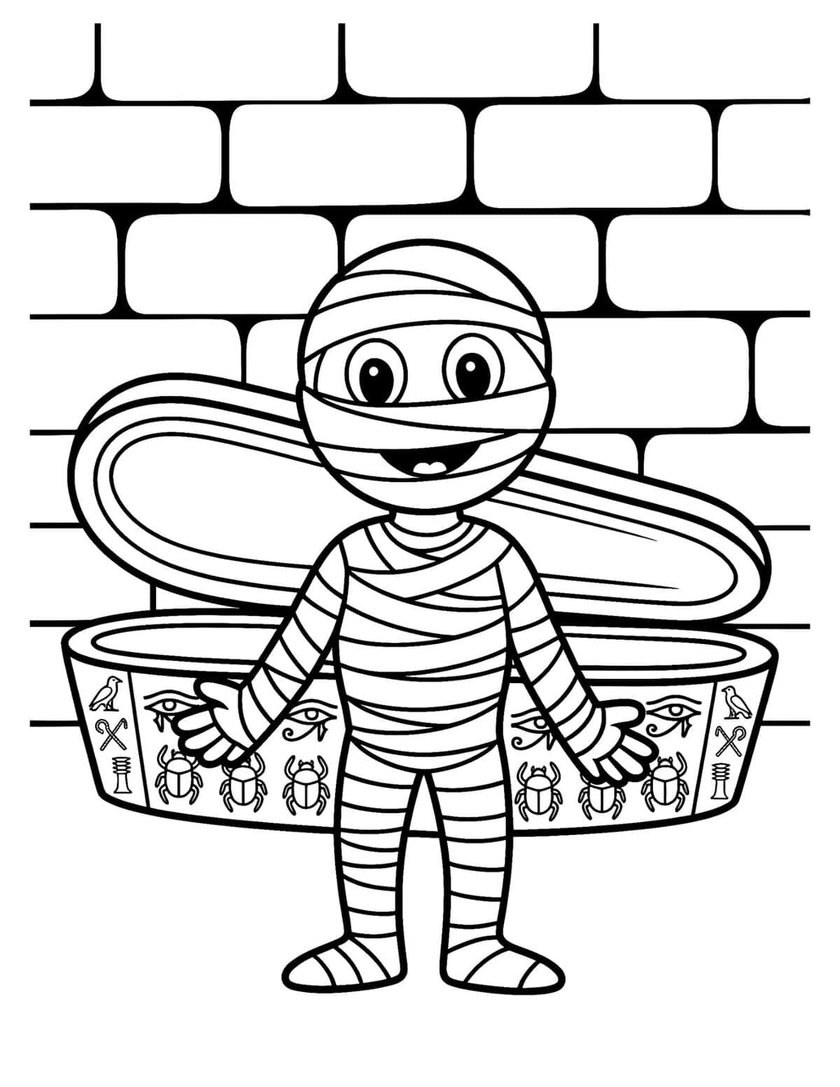 Mummy and Sarcophagus