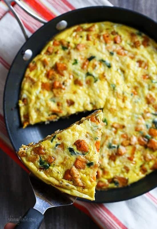 Image for Leftover Turkey and Sweet Potato Frittata