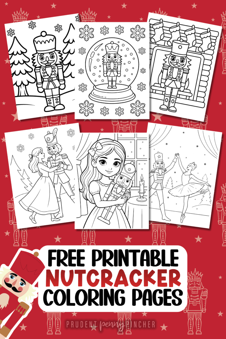 20+ Free Printable Nutcracker Coloring Pages - Prudent Penny Pincher