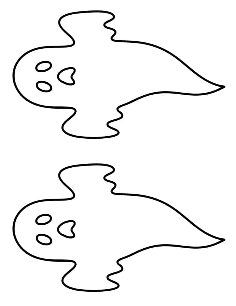two floating ghosts