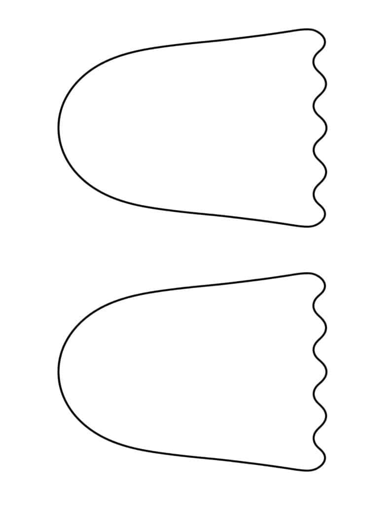 two blank sheet ghosts