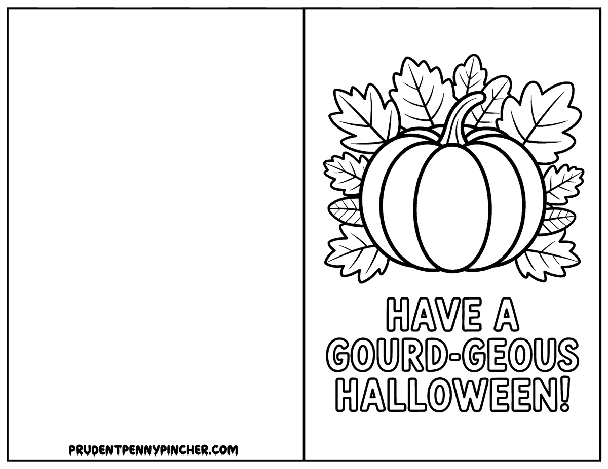 Large pumpkin surrounded by fall leaves