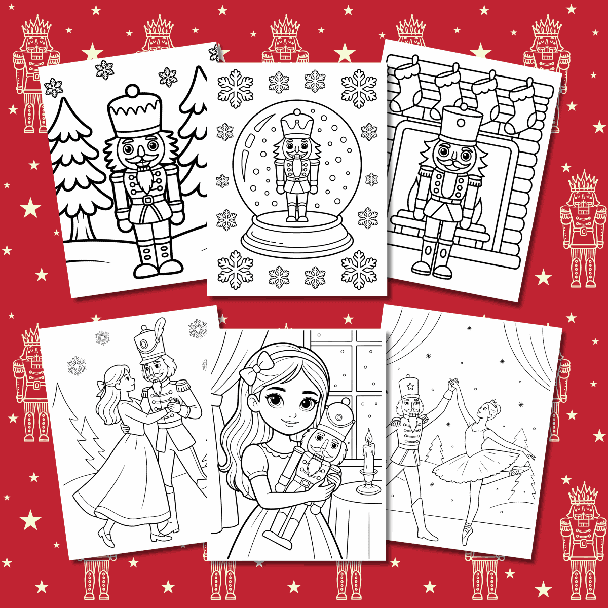 20+ Free Printable Nutcracker Coloring Pages - Prudent Penny Pincher