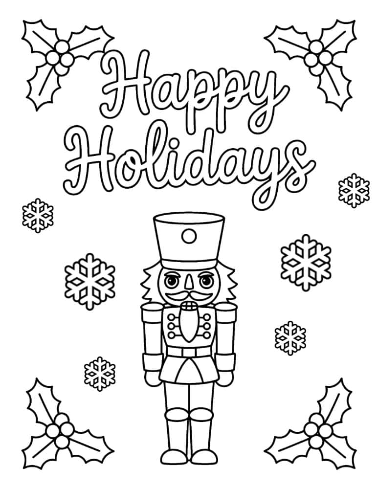 Happy Holidays Nutcracker