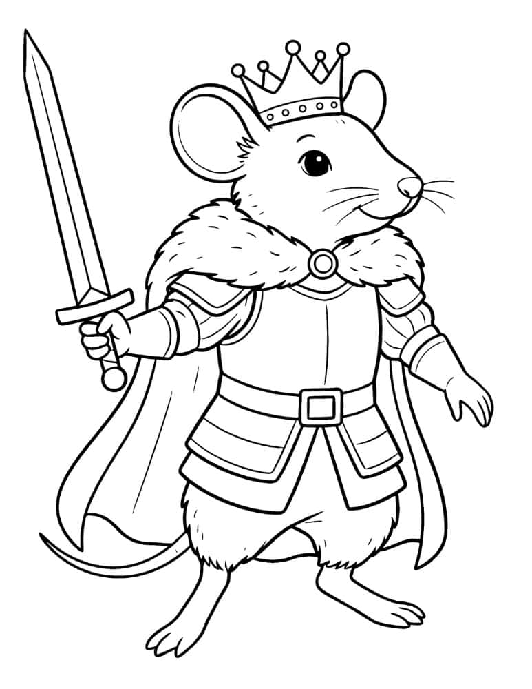 The Mouse King Coloring Page