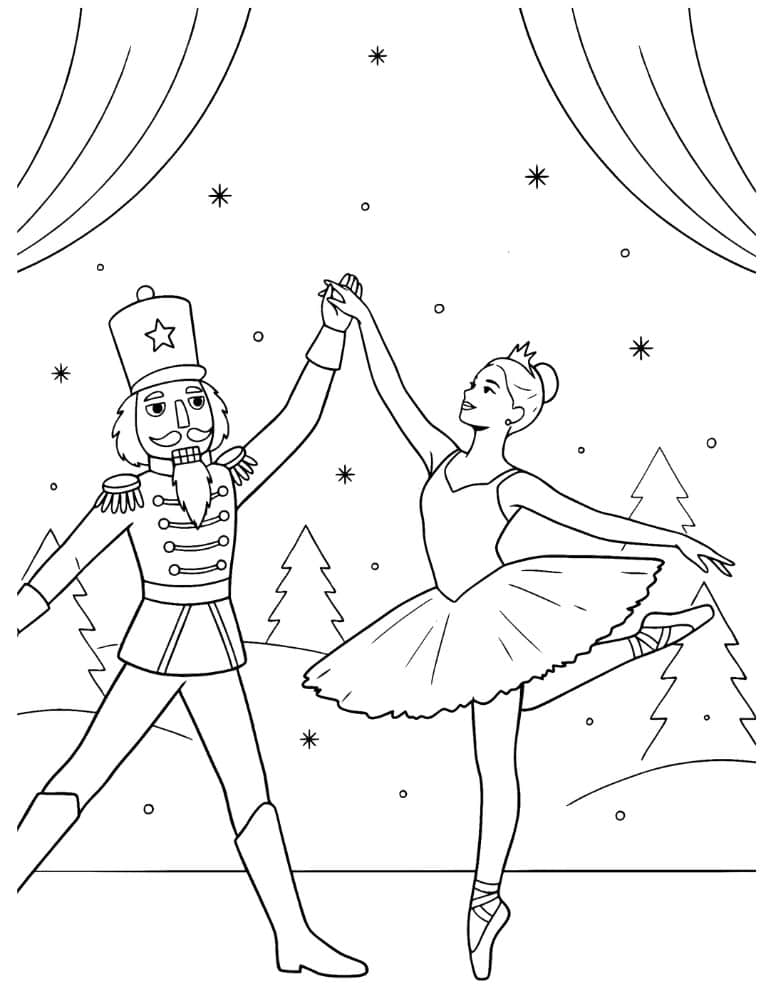 Nutcracker Prince and Ballerina