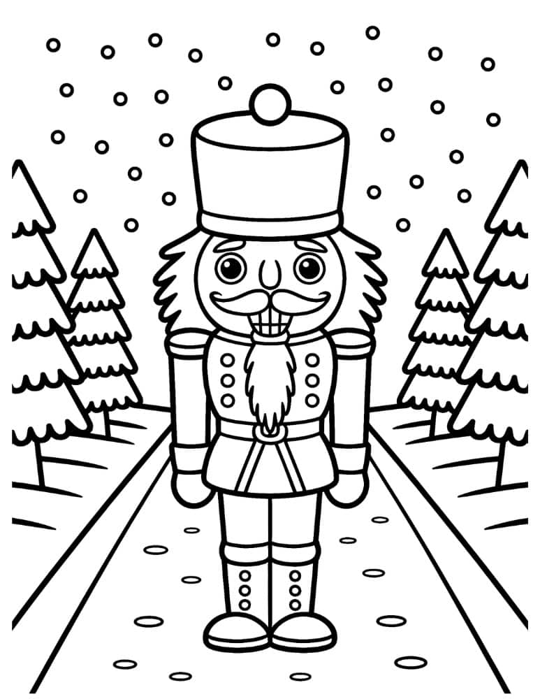 Nutcracker in a Winter Wonderland