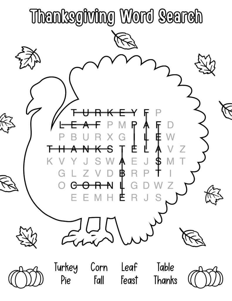 completed turkey-shaped puzzle